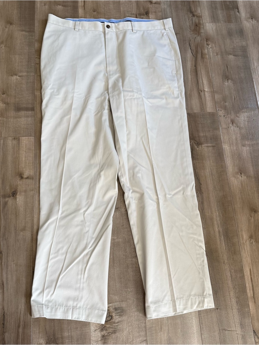 Brooks Brothers Lightweight Advantage Chino Dress‎ Pants Clark 37 x 32 Tan Cream